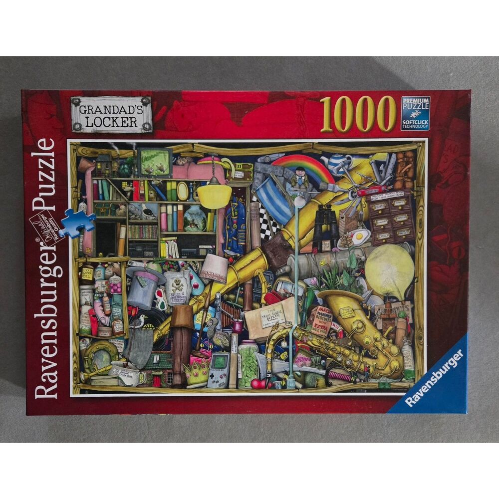 Ravensburger Grandads Locker 1000 pc Colin Thompson 2023 Complete Puzzle